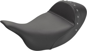 Saddlemen Renegade Extended Reach Solo Seat Black For Harley Touring - Extended reach solo seat for Harley Touring models