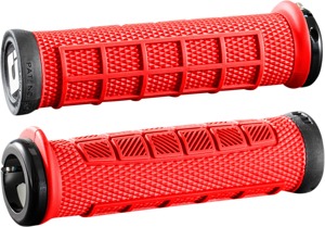ODI Elite Pro v2.1 Lock-On Grips Red - Lock-On ergonomic bicycle grips, Red, pair
