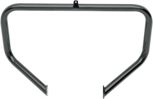 Drag Specialties Big Buffalo Engine Guard Black For Harley Touring - Engine guard, 1.5" steel, black For Harley Touring