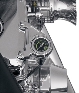 Chrome Oil Pressure Gauge Kit 1-3/4 in. by Arlen Ness