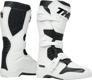 THOR Blitz XR Boots White/Black Men's Size 9 - Durable off-road boots with premium protection