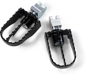 Burly Brand MX Style Foot Pegs for Triumph - Black