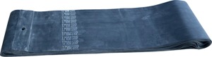 Drag Specialties Rim Strip 17in Center Valve Hole 6in Width 10 Pack - Heavy-duty rubber rim strips, 17in, 6in wide, 10 pack