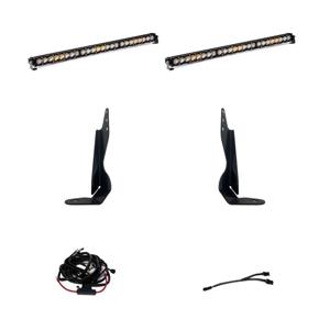 GMC Sierra 2500HD/3500HD Dual 30in Grille Light Bar Kit 2020-2022