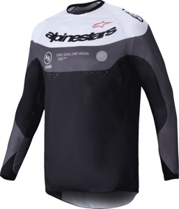 Alpinestars Pro-Dura Jersey Black/Magnet/White XL - Durable enduro jersey with XL fit