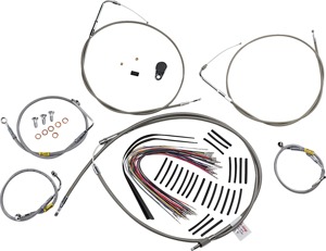 Burly Brand Control Kit 15in Bagger Bar Harley FLHT/FLHTC/FLHTCU 00-06