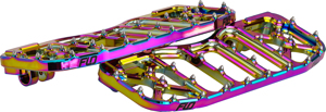 FLO Motorsports V5 Floorboards Jet Fuel For Harley Touring Models - Jet Fuel V5 floorboards for Harley Touring models