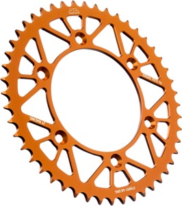 Orange Aluminum Rear Sprocket - 48 Teeth 520 Pitch