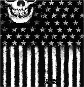 Lethal Threat American Skull Facemask 100% Polyester