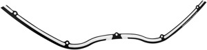 Performance Machine Scallop Windscreen Trim Contrast Cut