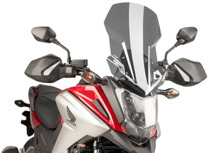 Smoke Touring Windscreen - 16-17 Honda NC700X
