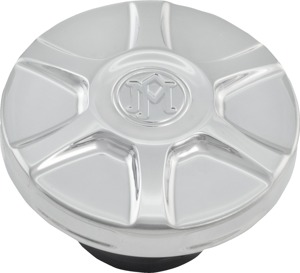 Performance Machine Fuel Cap Array Chrome For 96-23 HD