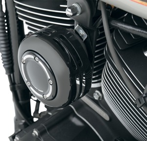 Arlen Ness Black Steel 5-Hole Horn Cover