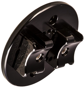Axia Rotopax Roll Cage Mount Black - Black Rotopax mount for roll cages