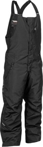 Fly Racing Outpost Bib Black/Grey 3X-Large Snow Pants - 3X-Large snow bib for cold weather riding