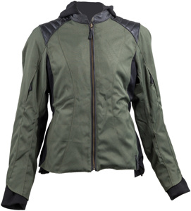Speed and Strength Daydream Textile Jacket Olive Black Womens Large - Textile riding jacket, Olive/Black, Womens Large
