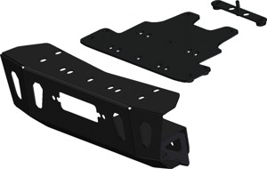 KFI Winch Mount Black for Polaris RZR XP 4 Turbo S 2019-2021