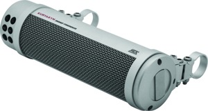 Kuryakyn Road Thunder Plus Sound Bar Satin Silver - 300W handlebar sound bar with Bluetooth, satin silver