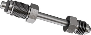 Goodridge 7/16in Clutch Adapter Fitting Silver For Harley 01-12 Big Twins - Clutch adapter for Harley Big Twins 2001-2012