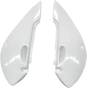 UFO Side Number Plates White Fits Suzuki KX65 2001-2007