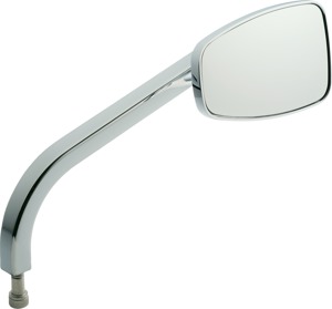 Joker Machine No. 8 Cafe Mirror Right Side Chrome for Harley Davidson - Right side chrome cafe mirror for Harley Davidson