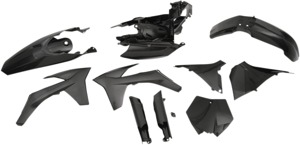 Acerbis Full Plastic Kit Black Fits KTM