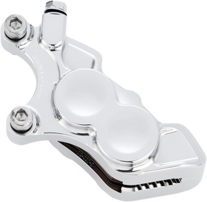 Arlen Ness Chrome Tech 4-Piston Front Right Brake Caliper Chrome 11.8"