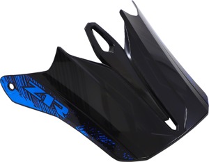 Z1R F.I. MIPS Helmet Visor Kit Fractal Blue Black Adult - Replacement visor for Z1R F.I. MIPS helmets