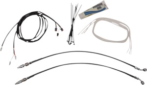 Fat Baggers Inc Control Installation Kit Black For Harley Touring - Handlebar install kit for Harley Touring models