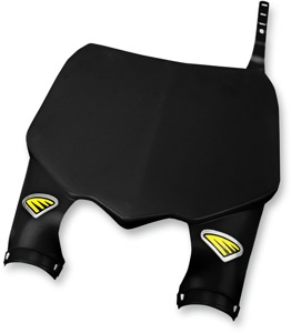 Cycra Stadium Number Plate Black Fits Suzuki