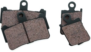 BikeMaster Organic Front Brake Pads Fits Honda Models