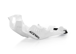 Acerbis Skid Plate White/Black with Linkage Guard For KTM, Husqvarna, GasGas