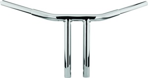 Biker's Choice 10in Chrome Straight T-Bars Handlebars