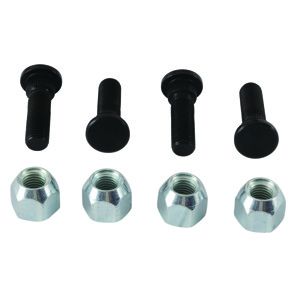 QuadBoss Wheel Stud & Nut Kit Front For 06-09 Yamaha Rhino - Fits 06-09 Yamaha YXR450 Rhino 4x4 front wheels