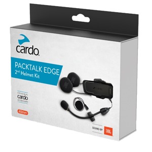 Cardo Packtalk Edge 2nd Helmet Kit Universal Communication Accessory - Universal helmet kit for Cardo Packtalk Edge