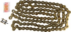 RK MXZ5 520 Gold Non-Sealed Chain 120 Link - 120-link gold 520 chain, non-sealed, For off-road use