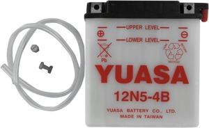 Yuasa 12N5-4B Conventional 12 Volt Battery