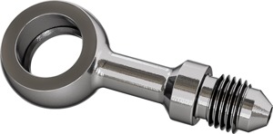 Goodridge Banjo Adapter Straight M12 Silver Stainless Steel - Adapter for Goodridge universal brake lines