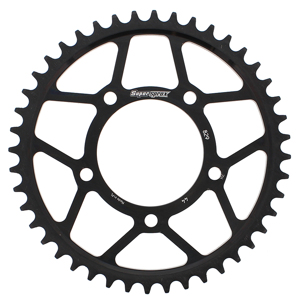 Supersprox Steel Rear Sprocket 44T Black 530 Chain Fits Suzuki