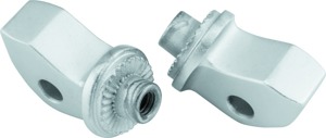 Kuryakyn Splined Front Peg Adapter Silver Fits 2015-2020 Indian Scout