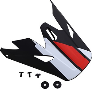 Z1R Rise Evac Helmet Visor Matte Red One Size Adult - Replacement visor for Z1R Rise Evac helmet