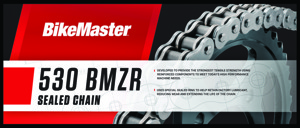BikeMaster 530x120 BMZR Z-Ring Chain Chrome/Chrome - Z-Ring 530x120 chain Chrome/Chrome by BikeMaster