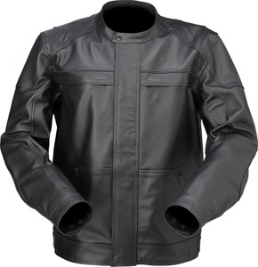 Z1R Justifier Leather Jacket Black Men's 5XL - Premium black leather riding jacket, Men's 5XL