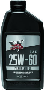 TwinPower 25W60 Premium Engine Oil Quart Case of 12 - Case of 12 quarts, 25W60 engine oil