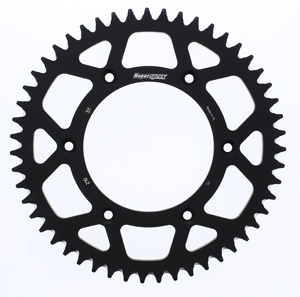 Supersprox 51T Aluminum Rear Sprocket Black Fits Honda