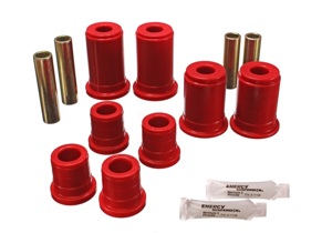 Red Front Control Arm Bushing Set Fits 92-94 K-5 Blazer, 92-99 Denali/Yukon