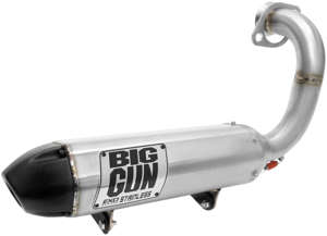 Big Gun EXO Stainless Slip-On Exhaust Silver Fits Polaris RZR S 1000/General