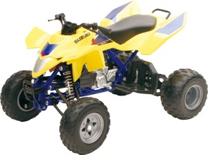 New Ray Toys 1:12 Suzuki LTR450 ATV Yellow Model