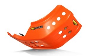 Cycra Full Armor Skid Plate - FLO Orange Fits KTM