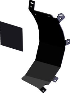 KFI Poly Plow Tapered Side Shield Passenger Side For Pro-Poly Blades - Passenger side shield for KFI Pro-Poly Plow Blades